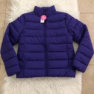 NWT The Children’s Place Kids Purple Puffer Jacket
